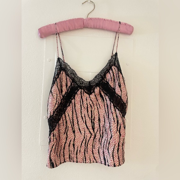 Victoria's  Secret Pink and a black lace tank top - Picture 1 of 3